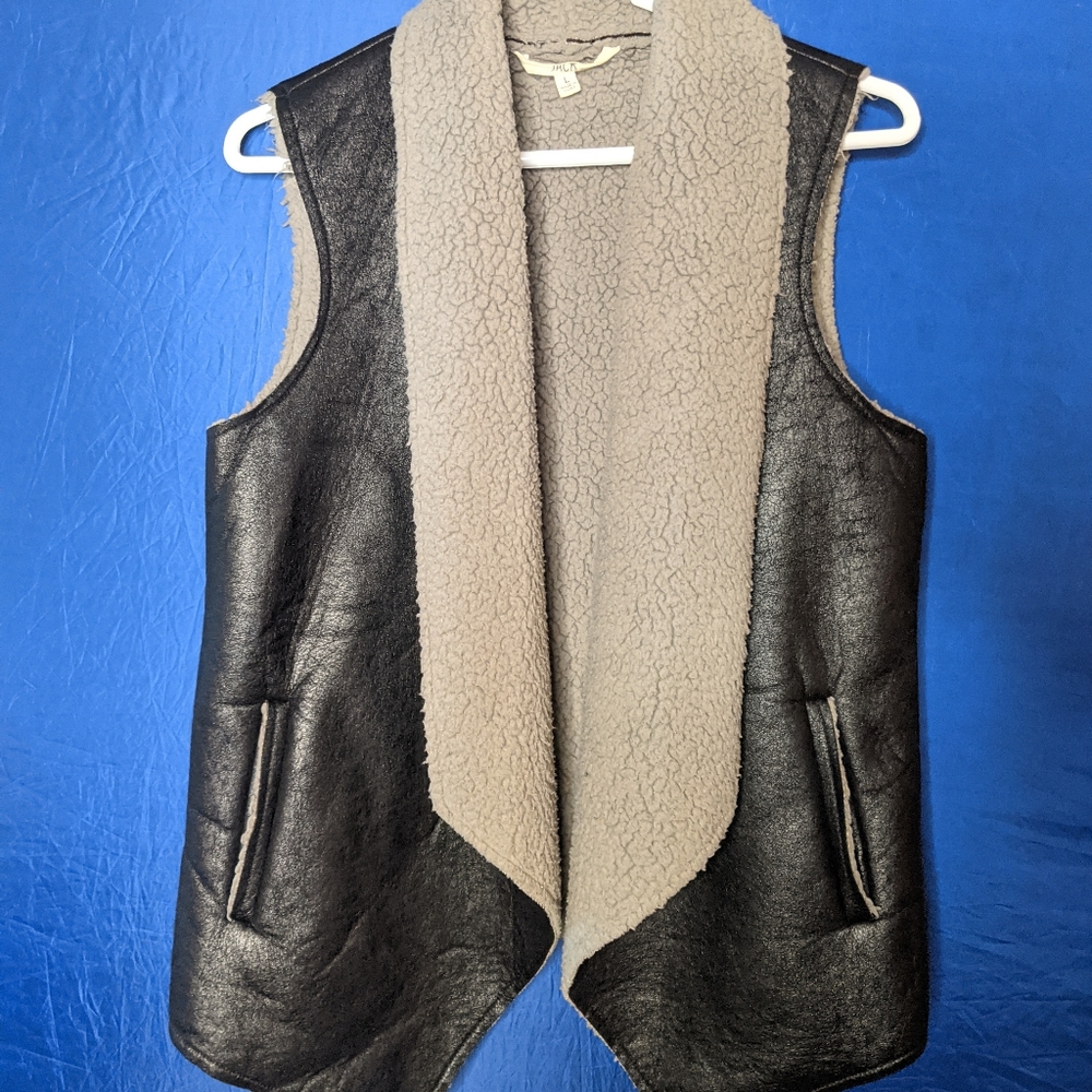Faux Shearling Vest by Jack size L